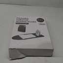 Tabletop Ironing Board,Portable Iron Board with Iron Rest, Foldable Small Ironing Board with Heat Resistant Cover and 100% Cotton Pad, 31.5"x11.8"x7", Grey (Gray)