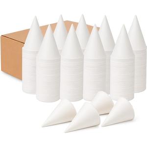 Paper Snow Cone Cups Bulk (Pack of 800-4.5 Oz) Paper Cone Cups for Water Cooler Dispenser, Leak-Proof, Snowcone 4.5 oz, Snow Ideal for Events, Quick Hydration & Efficient Cleanup