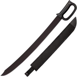 Cold Steel All Purpose Tactical Machete with Sheath, Great for Clearing Brush, Survival, Camping and Outdoor Activities, Cutlass Machete, 2 inch