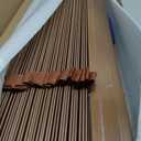 2" Slats Wood Blinds for Indoor Windows: Cordless Solid Wooden Blind&Shades, 31.5"W x 64"H