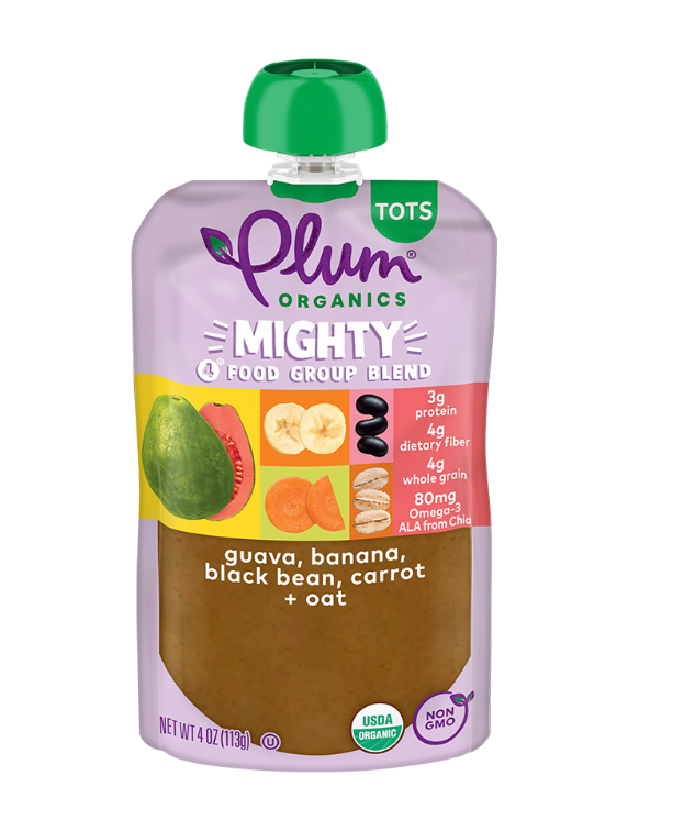 Plum Organics +12 Months Organic Baby Food 6 pouches,(2 PACK), Best By 18 FEB 2026