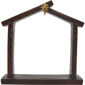 Comfy Hour Figurine, Christmas Manger Decor (Black)
