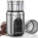 Secura Brands Electric Coffee Grinder for Coffee Beans, Spices, Herbs Adjustable Coarse to Fine Setting for 12 Cup Capacity with 1 Removable Stainless Steel Bowl, Ideal for Home Use, RV