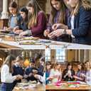 2 x Cunno 25 Set Christian Easter Crafts for Kids Religious Gifts for Sunday School Easter Day Craft DIY Wooden Cross Keychain Color Your Own Ornaments for Easters Party Favor Church Bible Study