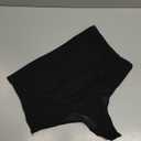 SIMIYA Thong Shapewear Tummy Control Underwear for Women High Waist Stay-Put Body Shaper Girdle Compression Shapewear Thong (XX-Large, #02-1pc Black-high Waisted)