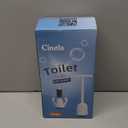 Upgraded Toilet Plunger with Holder, Wall Mounted Toilet Bowl Plunger with Hideaway Caddy, Dual Handle Plunger for Bathroom Built-in Drip Tray, White