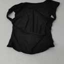 QINSEN Women's Sexy Open Back Sleeveless Crop Tank High Neck Slim Fit Cropped Tee Shirt Y2k Tops (Medium, Black)
