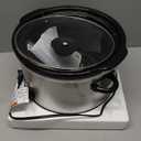 Crock-Pot 4.5 Quarts Manual Design Series Slow Cooker with 3 Manual Heat Settings Cooks Meals for 4 Plus People with Removable Stoneware Bowl, Silver