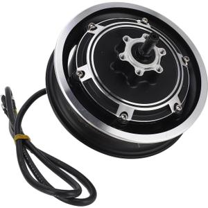 10 Inch Electric Scooter HUB Motor, 48V 1000W Noiseless Electric Brushless Disc Brake Hub Motor Aluminum Alloy Wheel Hub Motor for Electric Bikes, Electric Scooters, Folding