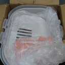 Zdolmy Baby Bottle Drying Rack Storage, Large Nursing Bottle Storage Box Organizer with Cover, Portable Kitchen Cabinet Organizer, Easy to Clean Drainer, Grey