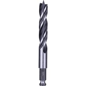 NordWolf 5/ 8" Brad Point Wood Drill Bit, Double Flutes Design with 7/ 16" Hex Shank for Drills & Impact Drivers