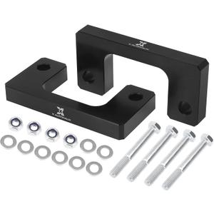X AUTOHAUX 1 Inch Front Leveling Lift Kit Suspension Spring Strut Spacer Lift Spacers for Chevrolet Silverado 1500 for GMC 1500 2007-2019