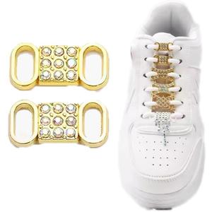 Luxury Rhinestone Shoe jewelry  Colorful Diamond Metal Shoe Accessories, Fashion Buckle Decoration