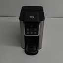 Hot & Iced Coffee Maker with Bold Setting, Single Serve Coffee Maker for K Cup and Grounds, 6-14 Oz Brew Sizes, 50 Oz Removable Water Tank, One Cup Coffee Machine with Reusable Filter, Black