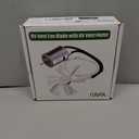 6" Replacement White RV Vent Fan Blade with 12V D-Shaft Motor, Compatible with Heng's, Elixir, Ventline, Jensen