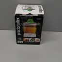 Proctor Silex Electric Citrus Juicer Machine, Large 34 oz. Pitcher, Pressure Activated, 2 Reamers for Big and Small Fruit, Pulp Control, for Orange, Lemon, Grapefruit Juice, White & Green (66340)