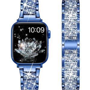 YGTIECS Compatible with Apple Watch Bands for Women 38mm 40mm 41mm 42mm 44mm 45mm 46mm 49mm, Dressy Apple Watch Bands Bling Bracelet for iWatch Series 11 10 9 8 7 SE 6 5 4 3 2 1, Ultra 3/Ultra 2/Ultra