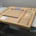 Mumeasy 29.6-46" Baby Gate for Stairs, Pressure Mounted Dog Gate for Doorways, Auto Close Pet Gate for Indoor Use, Extra Wide Child Gate with Walk Thru Door Black, Mom's Choice Awards Winner