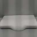Derila Cervical Queen Size Pillow for Sleeping - Support Pillow for Side, Back, Stomach Sleepers - Contour Best Bed Pillows for Sleeping (1 Pillow | White)
