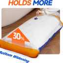 Vacbird Vacuum Storage Bags with Rechargeable Cordless Pump,15 Pack 3 Size Compression Packing Cubes Seal Bags, Space Saver for Clothes and Clothing Blankets Organization Space Saving
