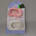 Flat Hair Claw Clips for Women,Matte Medium Hair Clips for Thick & Thin Hair- Comfortable Everyday Use for Office, Yoga, Party & Casual Styling (2PCS F) Pack of 2