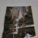 ART.COM Wall Art Print Yosemite National Park, CA - View of Yosemite Falls & Valley by Lantern Press, 12" x 18"