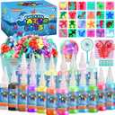Magic Water Elf Toy Kit for Kids, Water Gel Kit for Pets, with 20 Gels & 24 Molds, DIY Craft Kit, Create Your Own Sensory Toys, Christmas Stocking Stuffer, Party Favors, Toy Gifts