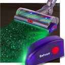 Vacuum Cleaner Dust Display LED, Compatible with Dyson & All Vacuum Cleaners,Reveal Microscopic Dust & Illuminate Invisible Pet,Cat,Dog Fur,Vacuum Accessories Upgrade Vacuum Attachment (Purple)