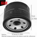 2Pcs 16510-87J00 Oil Filter, Replacement for Su-zuki DF25 DF30 DF40 DF50 DF60 DF70, Replaces 16510-87J01 16510-87J02