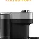 Nespresso Vertuo Pop+ Deluxe Coffee and Espresso Maker by Breville with Milk Frother, Titan