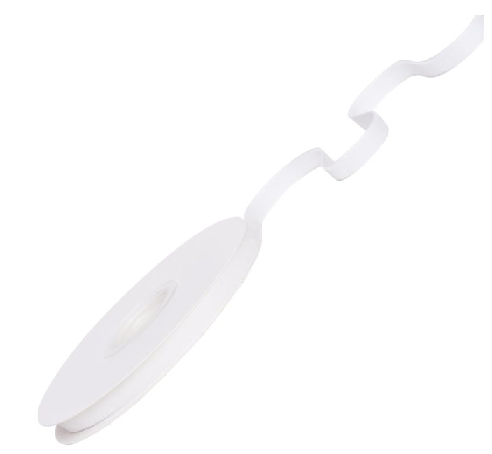 Ribest Off White Velvet Ribbon 5/8 Inch Continuous 10 Yards Christmas Ribbon for Gift Wrapping Wreath Christmas Tree Party Decoration Crafts Home Decor Bouquets, Pack Of 2