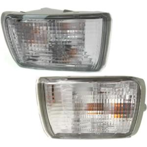 For 2003 2004 2005 Toyota 4Runner Pair Driver and Passenger Side Turn Signal Light With Bulbs Included TO2532113 TO2533113 | 81521-35391 81511-35401 w/running lamp
