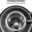 SHARDOR Professional 64mm Burr Coffee Grinder with 100 Grind Settings and All-Metal Chamber, Coffee Bean Grinder with Adjustable Electronic Timer and LED Display, Anti-Static,Black, 120V Only