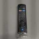 Replacement Firestick Remote Control Fit for Fire Smart TV Stick Lite/4K/4K MAX/4K Plus/HD, Smart TV 3rd Gen/TV Cube(1st/2nd/3rd Gen)/TVs Stick(2nd/3rd Gen) with Voice Controller Green hulu Button (black)