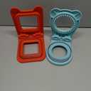 Vodolo Sandwich Maker,2PCS Sandwich Cutters for Kids Lunch,Crustless Breakfast Sandwich Cutter and Sealer Set Great for Children Boys Girls Lunchbox and Bento Box,Circle Square