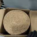 60 Pack 12IN Round Woven Placemats, Natural Bulrush Boho Farmhouse Mats