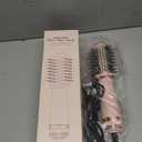 Hair Dryer Brush Blow Dryer Brush in One, 4-in-1 Hair Dryer Brush Blow Dryer with Oval Barrel, Mini Hot Air Brush for All Hair Types(Pink)