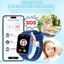 Kids Smart Watch Toys for Boys Girls – Children Watch for Kids 4-12 Years Touch Screen Watches with 15 Games Video Camera Music Player Alarm School Mode Education Birthday Gifts (4G Purple) (Black)