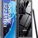 Temdan Designed for Samsung Galaxy S22 Ultra Case,Waterproof Built-in Lens & Screen Protector [Full Body Shockproof][Military Drop Proof][IP68 Underwater] Phone Case for S22 Ultra 5G-Purple (2022)