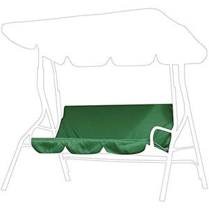 Keenso Swing Cushion Cover, 3?Seat Outdoor Waterproof Swing Seat Cover Swing Chair Protection Cover for Patio Courtyard Garden 60 x 20 x 20in (Green)