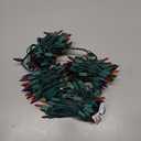 PREXTEX Multi Colored Christmas Tree Light String - Twinkle 200 Lights Mixed Color with Green Wire - 40 ft Outdoor Mardi Gras Lights for Holiday and Indoor Decorations