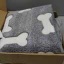 Bestio Dog Heating Pad,28x18 in Heated Dog Bed with Constant Heat & Auto ModesMET&UL Certified Pet Heating Pad,Chew-Resistant Cord,Waterproof Washable Cover-Gray