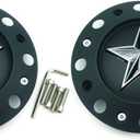 2PCS Wheel Cap Hub Cap Center Cap for KMC XD Series Rockstar 1001775 Matte Black
