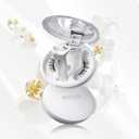 WOSADO Soft Magnetic Eyelashes Kit with Applicator, [Orchid] 22mm Reusable Glue-free Wispy Magnetic Lashes, Cruelty-free False Lashes, Waterproof, Lightweight, Suit for Heavy Makeup