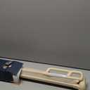 Retractable Safety Baby Gate or Mesh Dog Gate,Durable Portable Mesh Retractable Gate,Easy to Use for Stairs, Doorways, Hallways, Indoor, Outdoor, 33.5" Tall, Up to 45" Wide, Cream