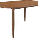Coaster Home Furnishings - Dortch - Solid Wood - 63-Inch Rectangular Dining Table with Walnut Finish, Straight Edge Top, and Tapered Legs - Dining Room & Home Kitchen - Walnut - 108461