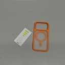 TORRAS Magnetic Shockproof for iPhone 17 Pro Case, Compatible with MagSafe, Military-Grade Drop Protection, Camera Control, DIY Button, Slim Translucent Phone Case for iPhone 17 Pro, Orange