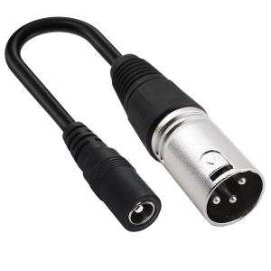 DC 5521 to XLR Cable, 5.5mm x 2.1mm Female to 3-Pin Male Adapter,
Power Charger Extension Cord for 12.6V 14.6V 48V 54.6v Li-ion Charger Extension Cable Cord(XLR)