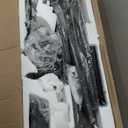 52 Inch Ceiling Fan with Light, Remote Control, Reversible DC Motor, Stepless Dimming, Noiseless, Energy-Efficient for Indoor and Outdoor Use, Woodgrain Finish