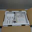 Pull Out Cabinet Organizer, Adjustable Width 16"-22" & Depth 12"-20", No Drill, for Kitchen, Pantry, Bathroom, White